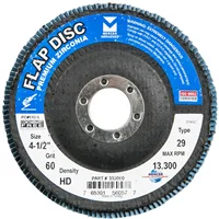 Type-29 Flap Disc - 4-1/2 x 7/8 in., 60 Grit