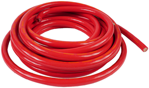 Battery Cable - 2/0 AWG, 25 ft., Red/Orange