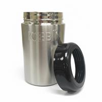 Stainless Can Holder - 12 oz., With Cap