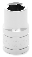 6-Point Impact Socket - 1/2 in., 1/2 in. Drive