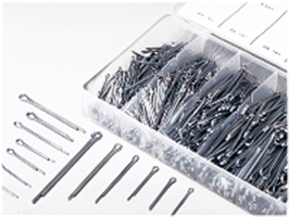 Cotter Pin Assortment - 1,000 Pc., Zinc-Plated