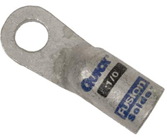 Battery Terminal - 1 & 2 AWG Stud Straight Crimp/Solder