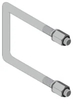 U-Bolt Set - 7x7 Tool Bar