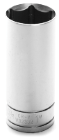 Deep-Well Impact Socket - 1 in., 1/2 in. Drive, 6-Point