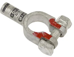 6 Gauge Positive Crimp Battery Cable Terminal - Straight
