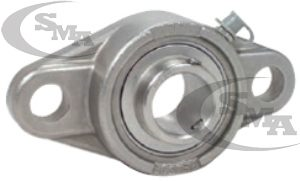 Flange Bearing Housing Assembly - 2-Bolt