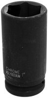 6-Point Impact Socket - 1 in. - 3/4 in. Drive