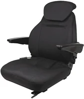 High-Back Seat - Black Cordura Fabric