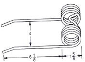 Baler Pickup Tooth - International Harvester