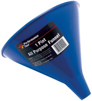 All-Purpose Funnel - 1 pt., Blue Plastic