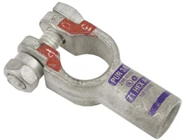 6 Gauge Negative Crimp Battery Cable Terminal - Straight