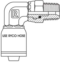 BSP Male Swivel 90-Degree Elbow - 3/8 in. x 3/8 in.