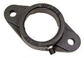 2-Hole Cast Iron Bearing Flange - 47 mm