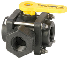 Bolted Ball Valve - 2 in. Three-Way Side-Load Standard Port