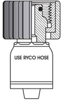 PW Female - 1/4 in. Hose