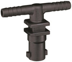 QuickJet Double-Barb Nozzle Body - 3/8 in. Hose, No Diaphragm
