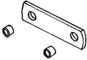 Flex Chain Harrow Center Link with Bushings
