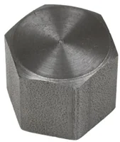 Galvanized FNPT Cap - 3/8 in.