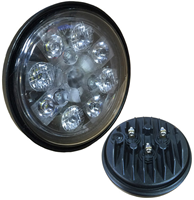 LED 24W Round Sealed Beam Hi/Lo