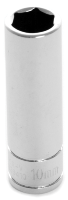 6-Point Deep-Well Impact Socket - 10 mm, 1/4 in. Drive