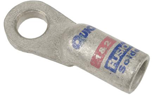 Battery Cable Lug - 1-2 Gauge, Heavy-Wall-Solder, 3/8 in. Hole