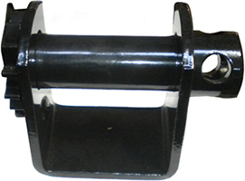 Weld-On Trailer Strap Winch - 4 in., Right-Handed
