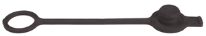 1/2 in. Dust Plug - Black Rubber, 2-Pack
