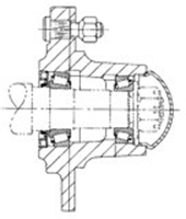 Hub/Spindle Assembly - 281011/281210, FH25-5