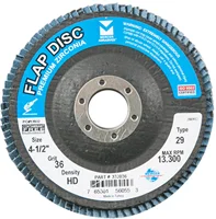Type-29 Flap Disc - 4-1/2 x 7/8 in., 34 Grit