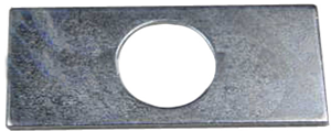 Disc Axle Nut - 1-1/4 in., Round, Zinc
