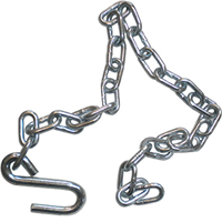 Safety Chain - 1/4 in. x 34 in., S-Hooks
