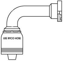 Code 61 90-Degree Split-Bend - 1 in. x 3/4 in.
