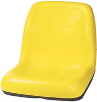 Deluxe High-Back Gator Style Utility Seat - Yellow