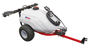 AgSmart Trailer Sprayer - 50 gal., 4.0 GPM, Folding Boom