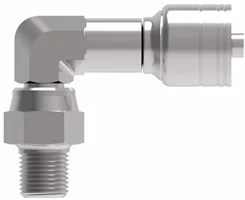 Hose End - 3/8 in. x 1/4 in. MPT-Male 90-Elbow-Swivel