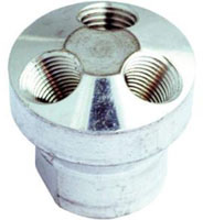Air Manifold - 3/8 in. Inlet, 3 x 1/4 in. Outlets