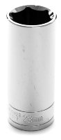 Deep-Well 6-Point Impact Socket - 23 mm