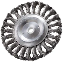 Knot-End Wire Wheel - 6in. x 1/2in. x 2in.