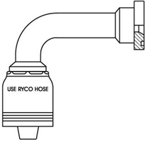 Code 61 90-Degree Long-Bend - 1 in. x 1 in.