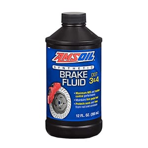AMSOIL Synthetic Brake Fluid - DOT 3 and DOT 4