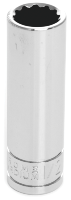 12-Point Deep-Well Socket - 1/2 in., 3/8 in. Drive