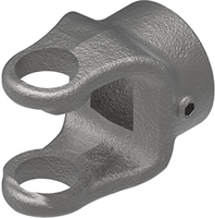 1000 Series Implement Yoke - 7/8 in. Square Bore, Set Screw