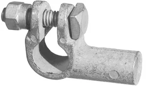 3/0 Gauge Negative Crimp Battery Cable Terminal - Left Elbow