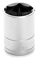 Impact Socket - 21 mm x 6-Point, 1/2 in. Drive
