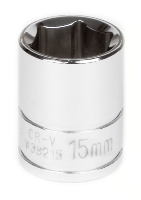 15 mm x 6-Point Impact Socket - 3/8 in. Drive