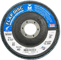 Type-29 Flap Disc - 4-1/2 x 7/8 in., 80 Grit