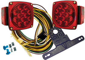 LED Trailer Light Kit - Under 80 in.