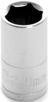 Impact Socket - 9 mm x 1/4 in. Drive, 6-Point