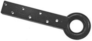 Bolt-On Drawbar Forged Tow Ring Assembly - 3 in. Ring