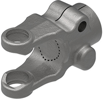 Implement Clamp-Type Yoke - 1-3/4 in. x 27 Spline